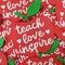 &#x22;Teach, Love, Inspire&#x22; Teacher&#x27;s Appreciation Gift, Iron-on Embroidery Patch,  Size 3.5&#x22; inches